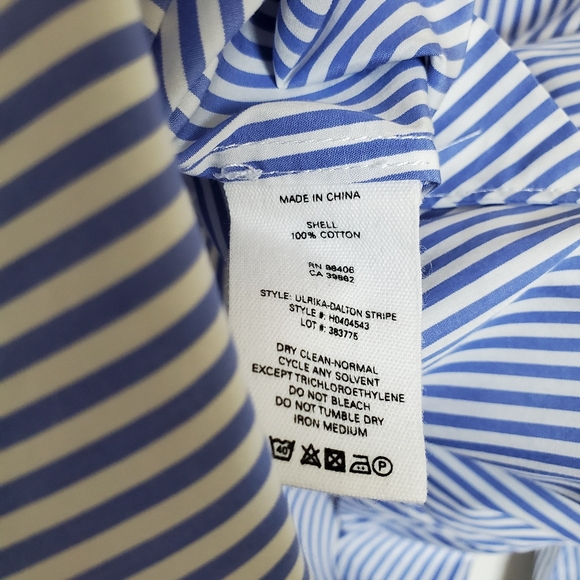 NWOT Theory Dalton Stripe Ulrika Top in Size Small - Picture 15 of 15